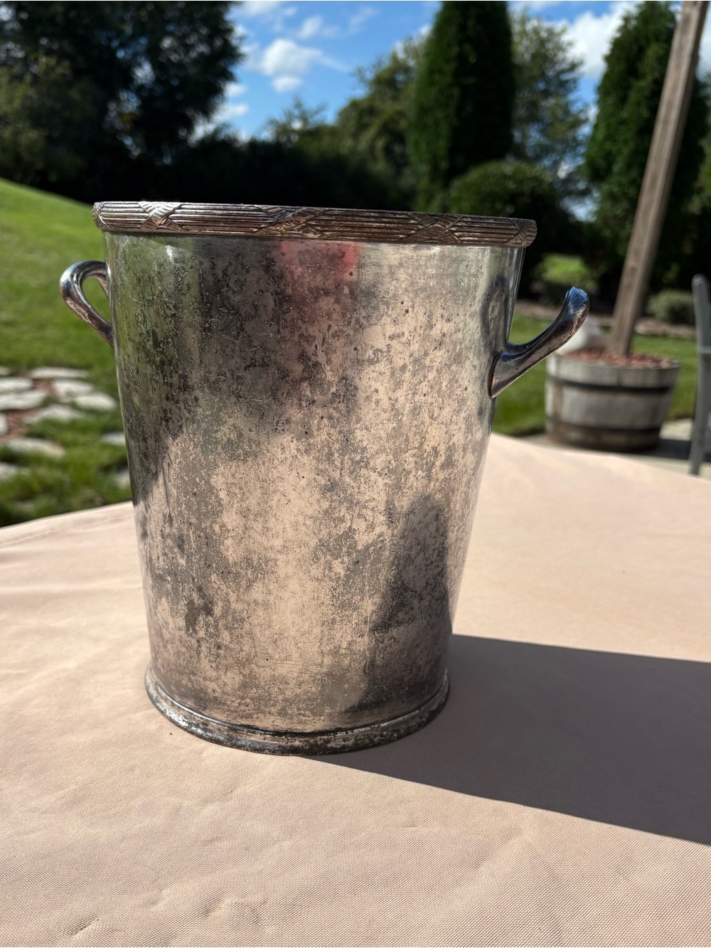 Rare Vintage Gorham Hotel Silver champagne Bucket Historic Hotel Wisconsin 1913